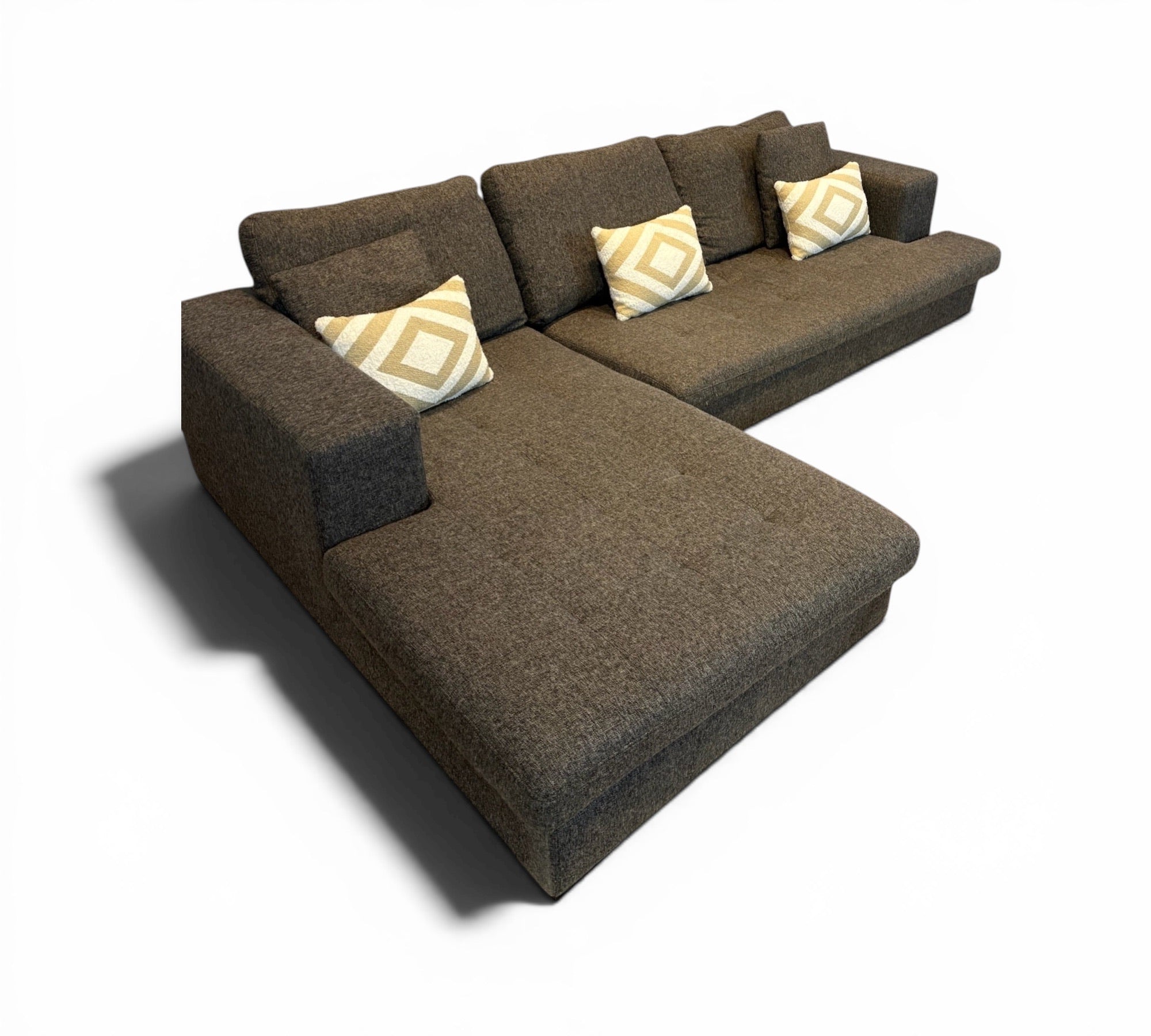 Maison Corbeil Mobilia Brown Fabric Sectional with Chaise - Photoroom_20260430_235902.JPG