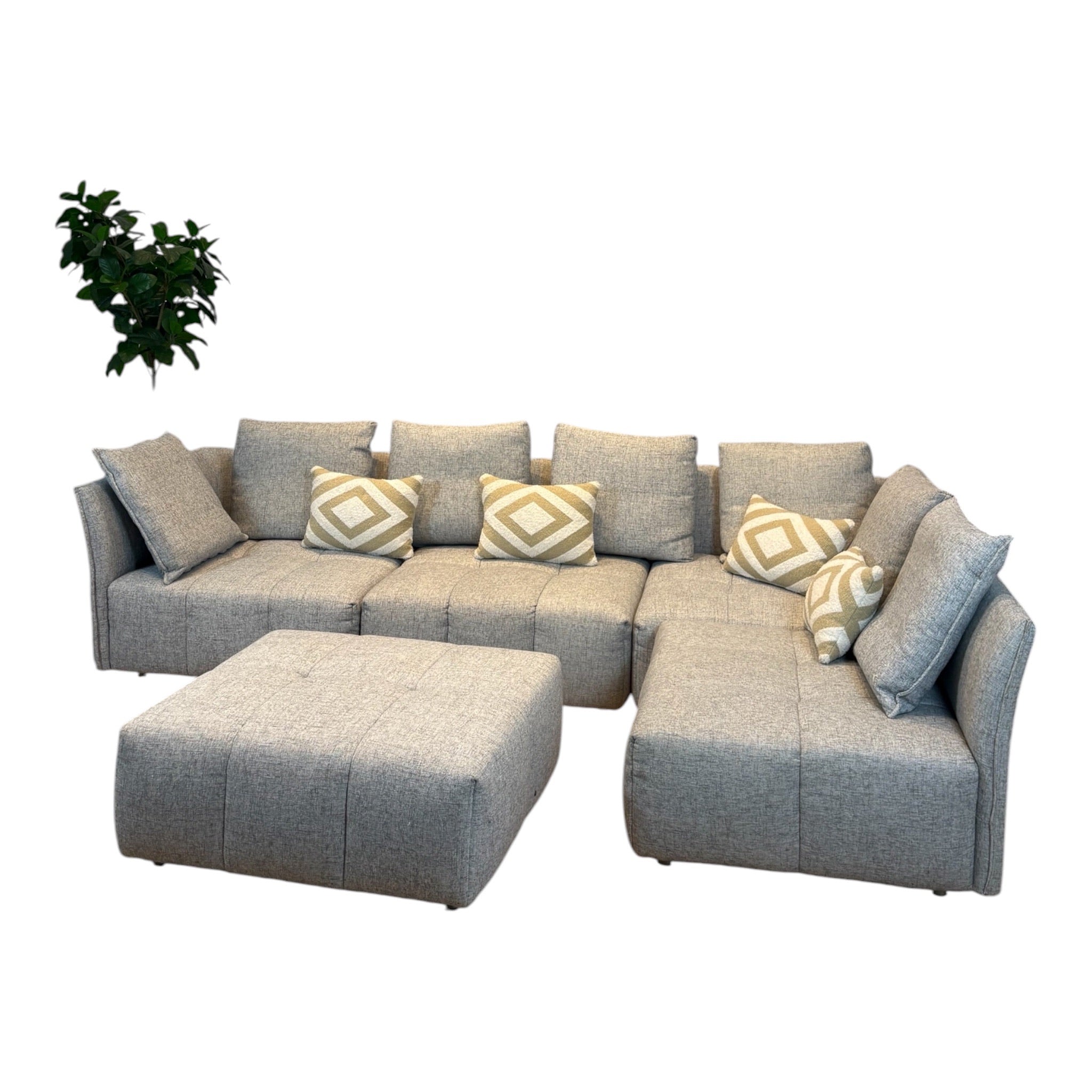 Maison Corbeil Modular Grey Fabric Sectional with Ottoman - Photoroom_20260511_220816.JPG